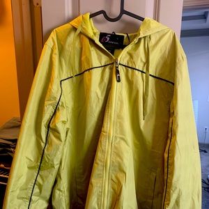 Lime Green Rain Jacket